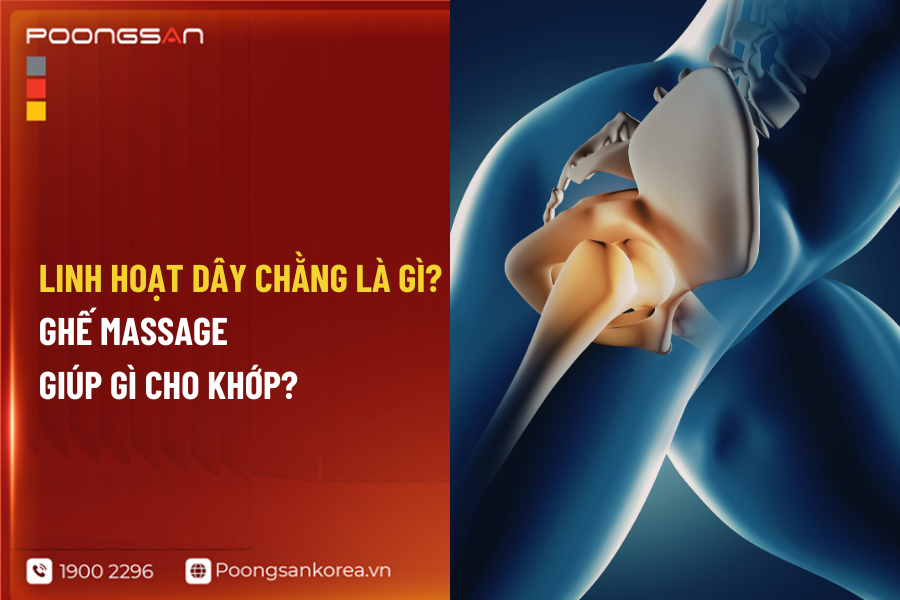 ghế massage hỗ trợ dây chằng