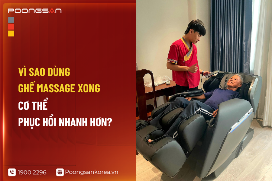 ghế massage hồi phục nhanh