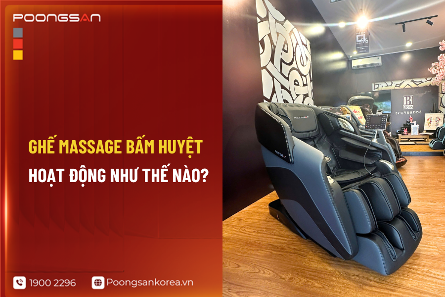 nguy&ecirc;n l&yacute; bấm huyệt tr&ecirc;n ghế massage