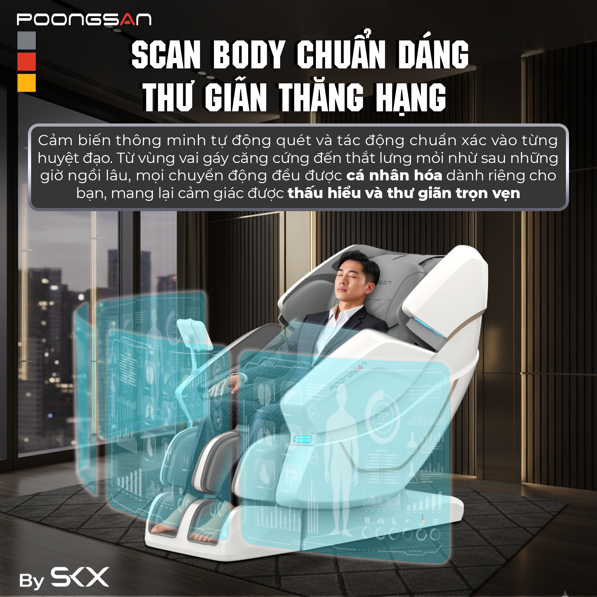 nguy&ecirc;n l&yacute; bấm huyệt tr&ecirc;n ghế massage