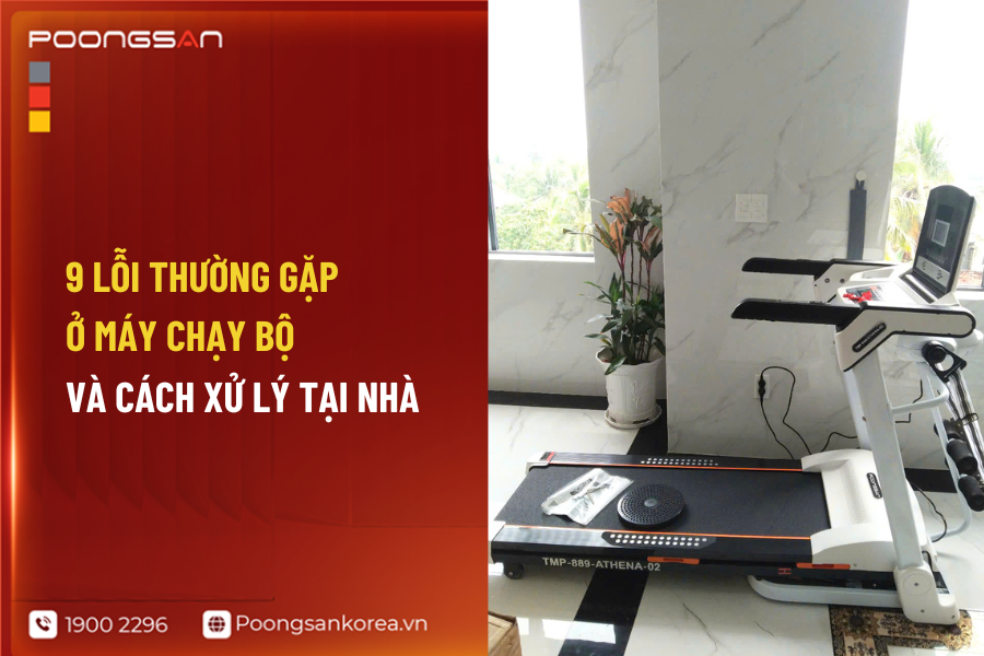 c&aacute;c lỗi thường gặp ở m&aacute;y chạy bộ