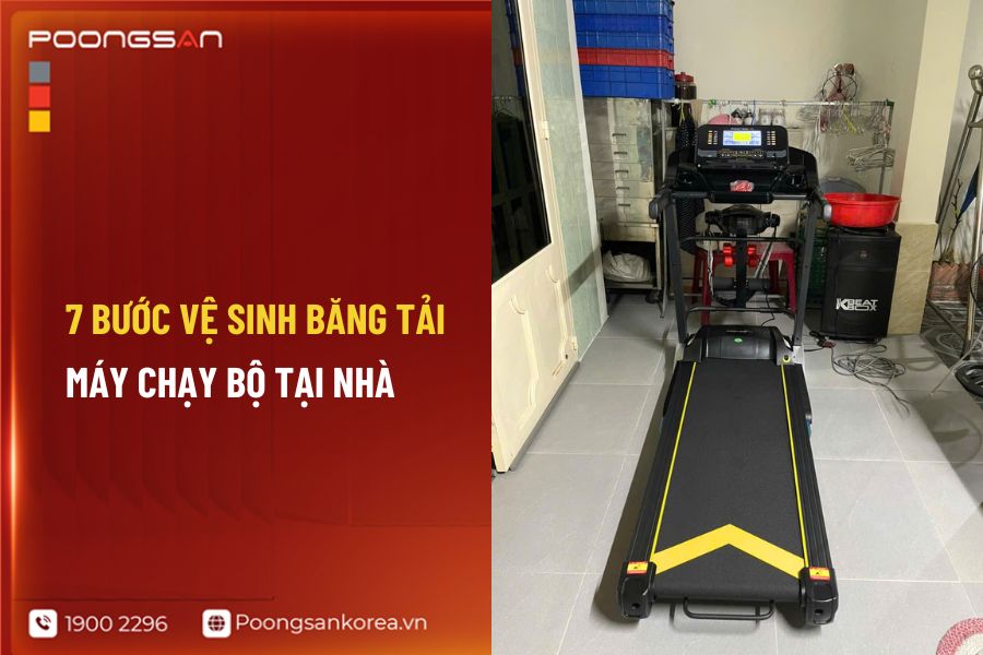 cách vệ sinh băng tải máy chạy bộ