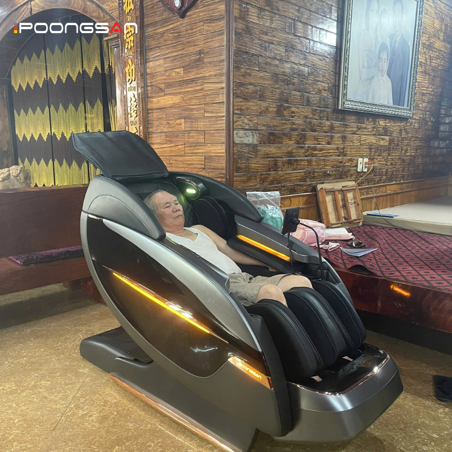 ghế massage cảm biến tiếng ồn