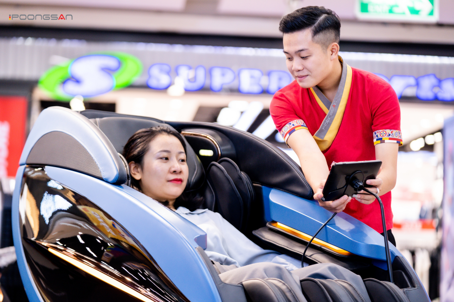 ghế massage cho người làm sáng tạo