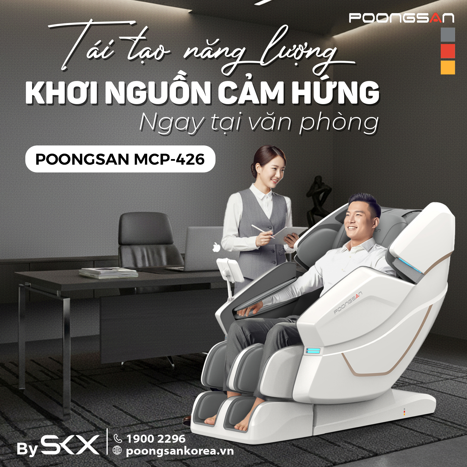 ghế massage cho người làm sáng tạo
