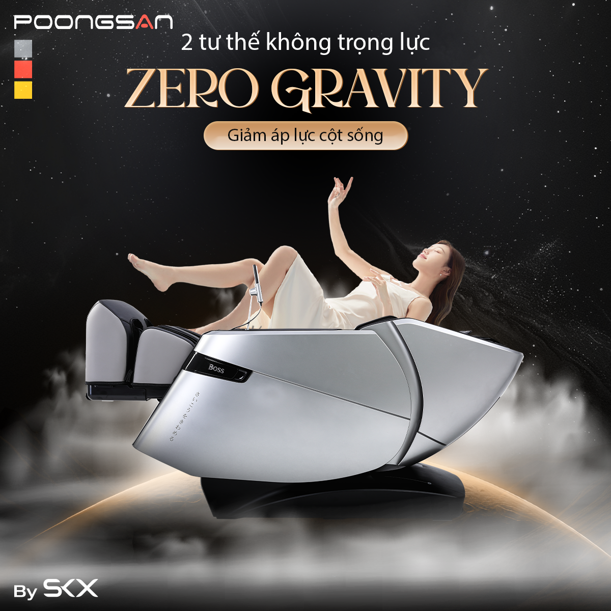 ghế massage cho người leo cầu thang nhiều