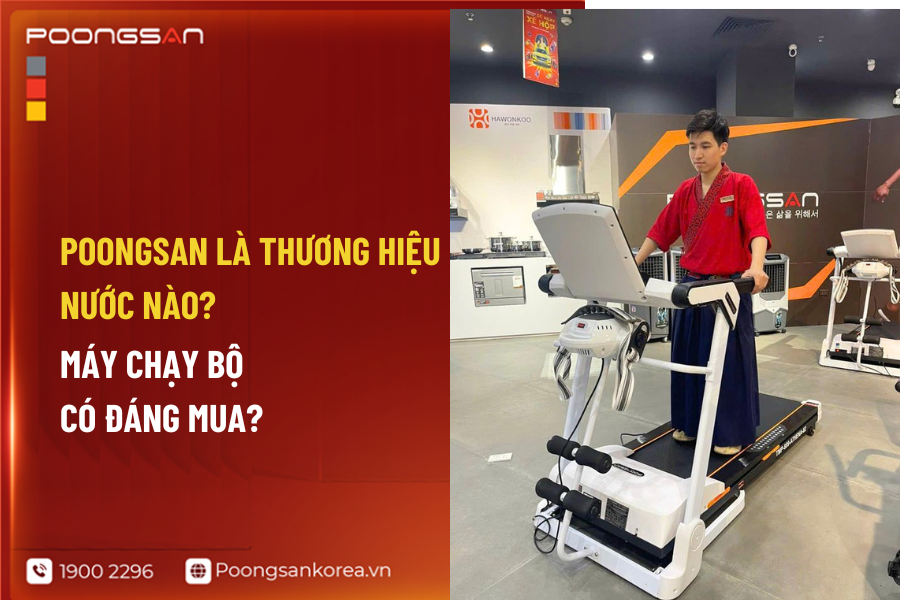 máy chạy bộ Poongsan của nước nào