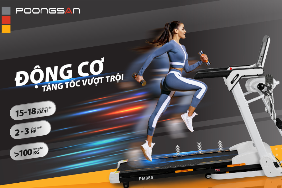 c&ocirc;ng suất m&aacute;y chạy bộ