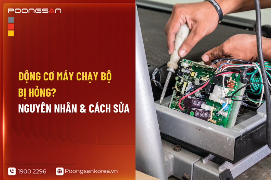 động cơ m&aacute;y chạy bộ bị hỏng