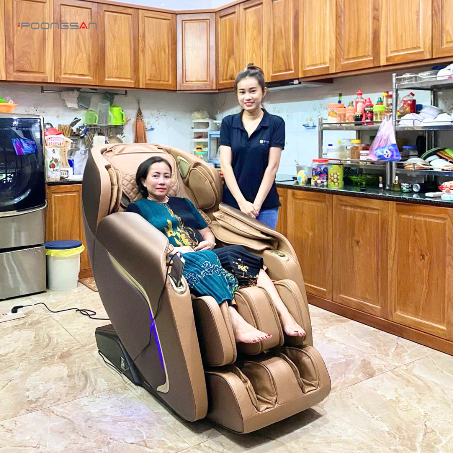 ghế massage cho người mất ngủ