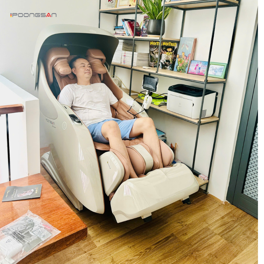 ghế massage cho người mất ngủ