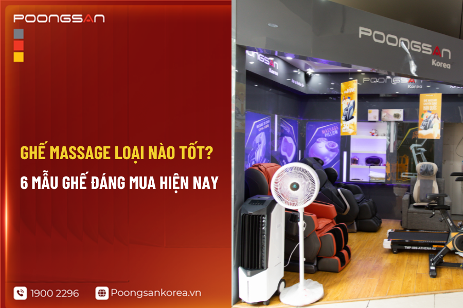 ghế massage loại n&agrave;o tốt