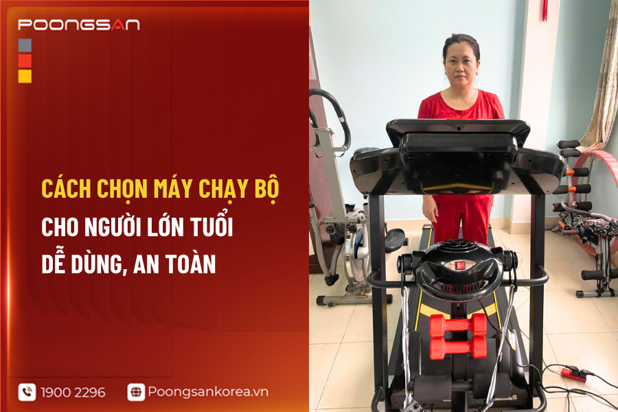 m&aacute;y chạy bộ cho người lớn tuổi