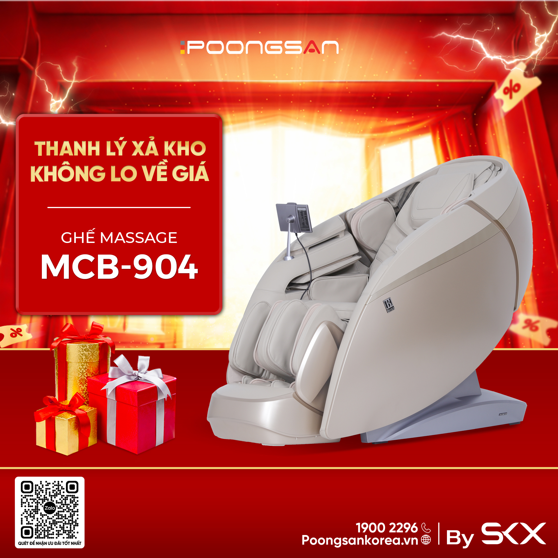 Ghế massage thanh lý
