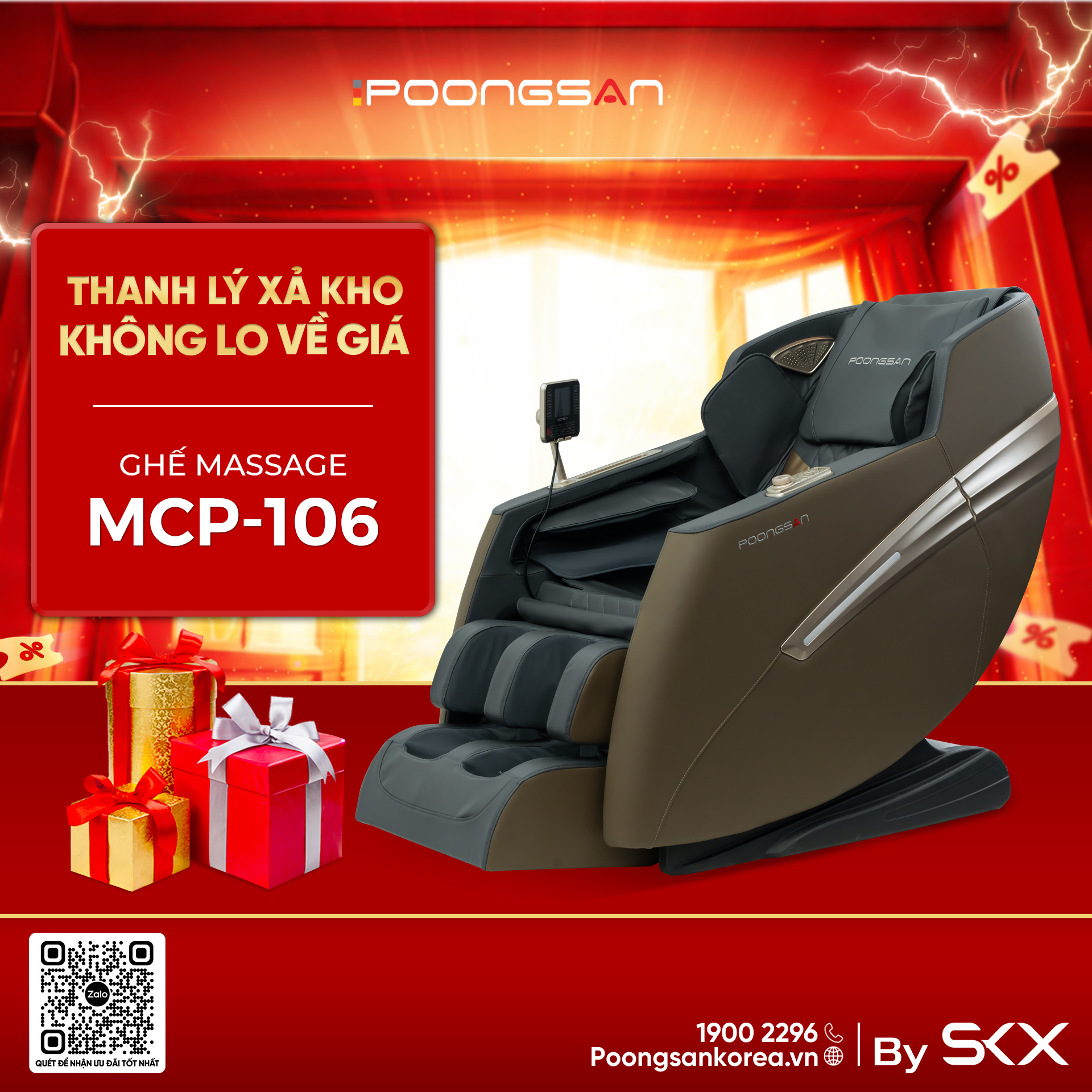 Ghế massage thanh lý