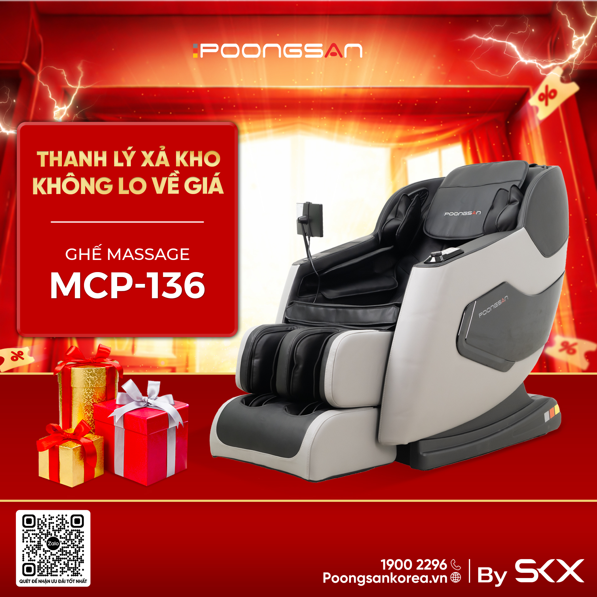 Ghế massage thanh lý