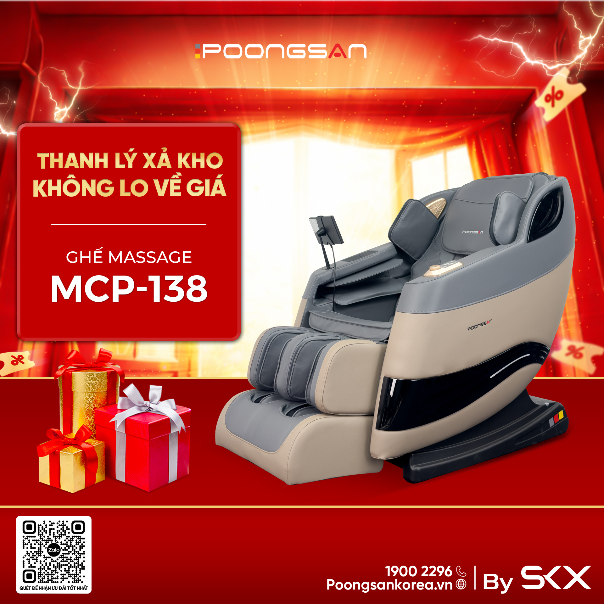 Ghế massage thanh lý