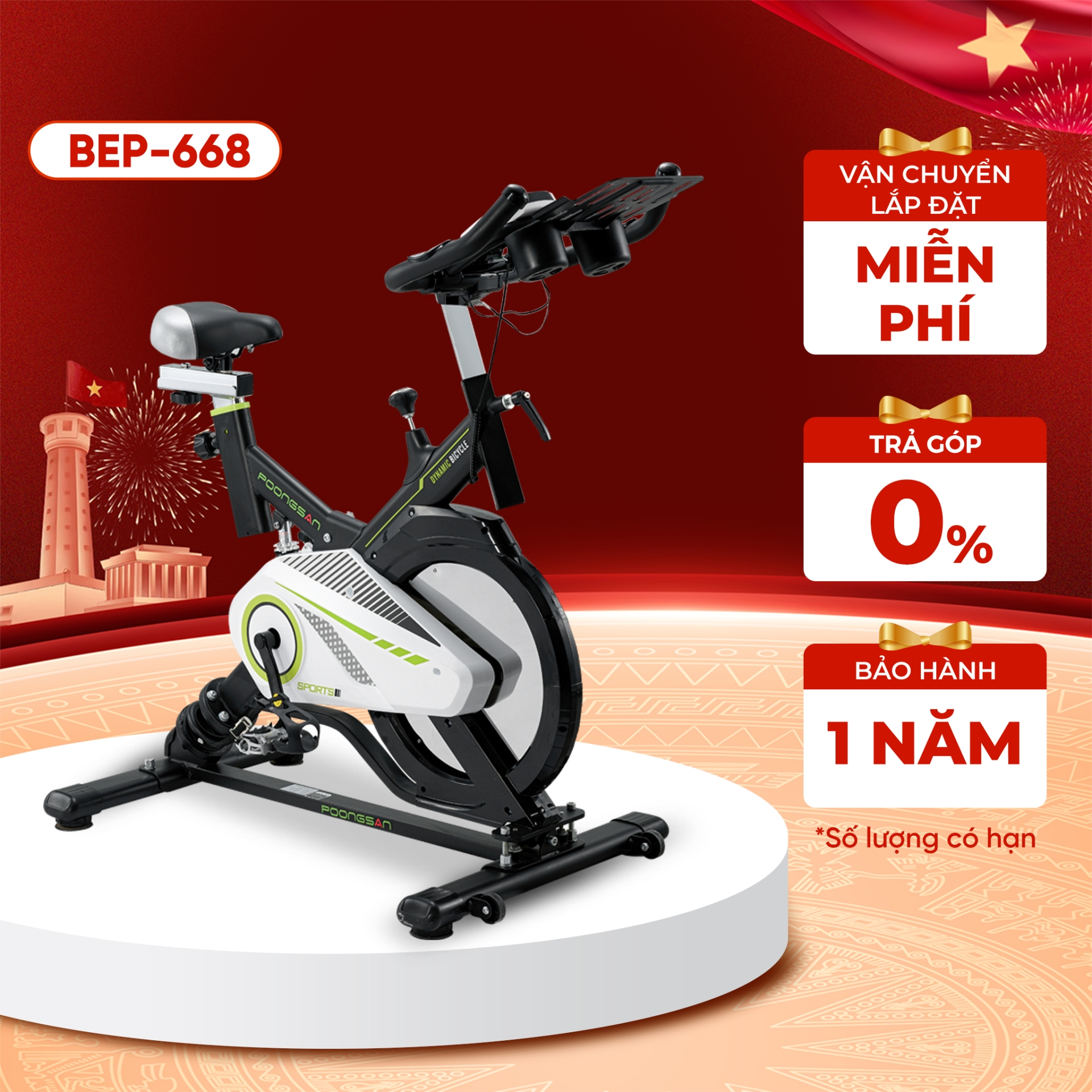 Xe đạp tập Poongsan BEP-668
