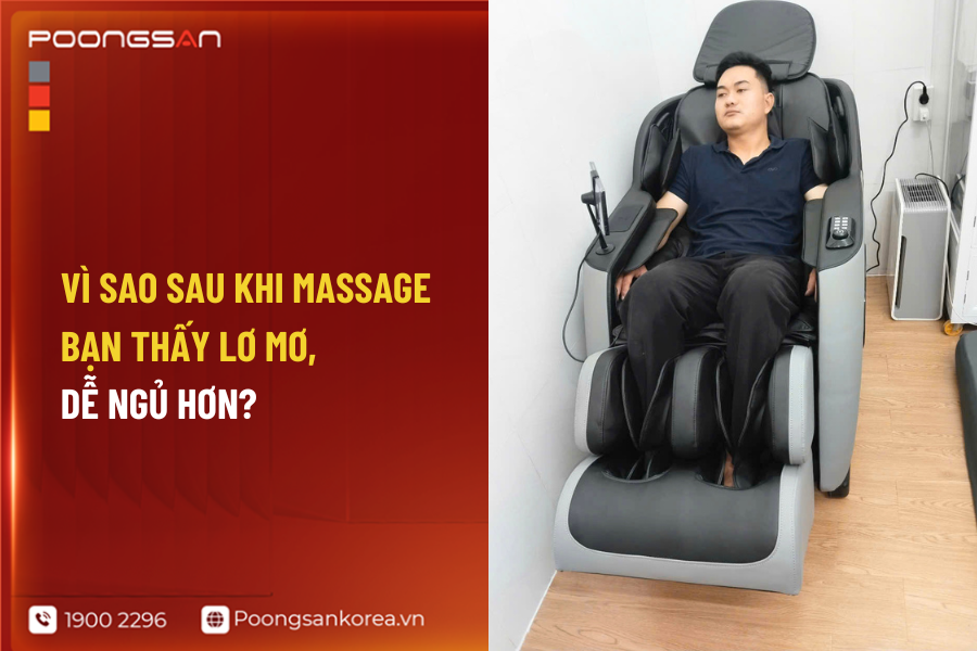 v&igrave; sao massage l&agrave;m buồn ngủ