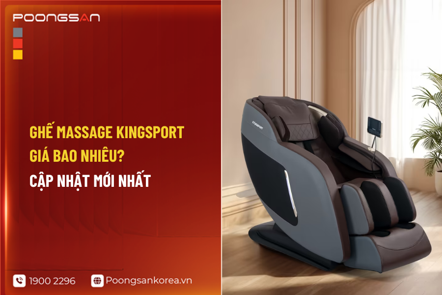 bảng gi&aacute; ghế massage kingsport