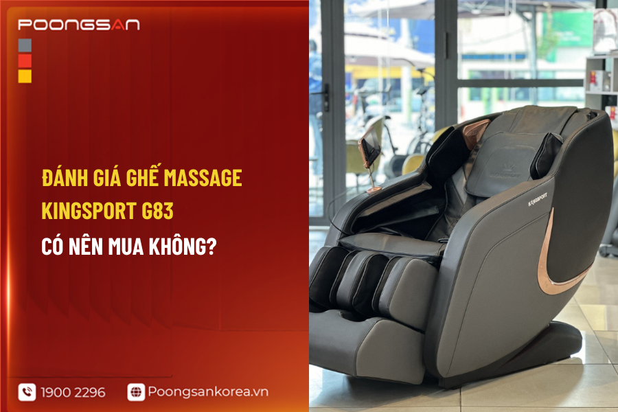 đánh giá ghế massage Kingsport G83