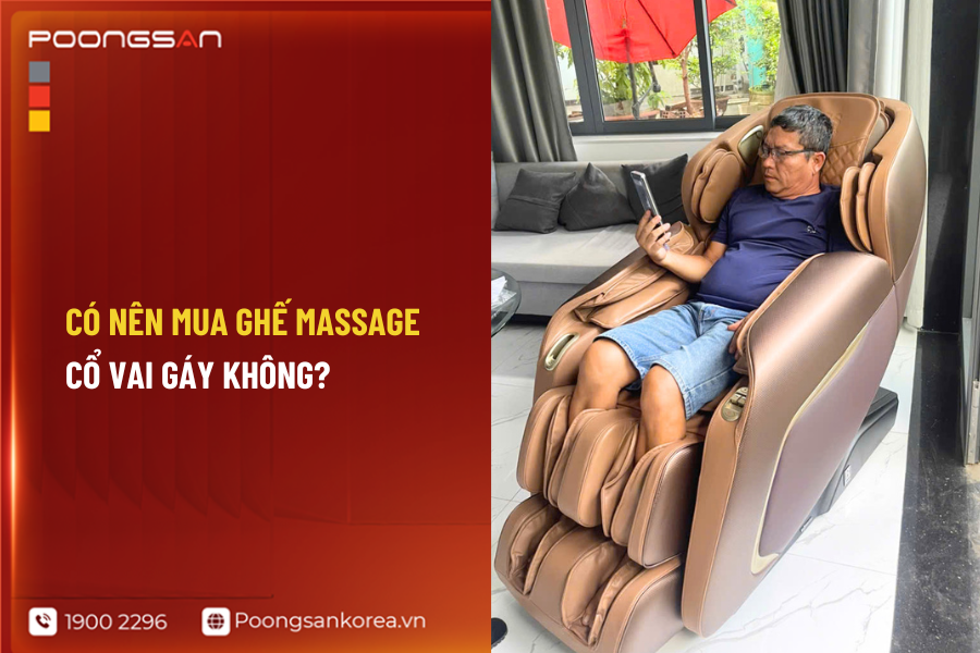 ghế massage cổ vai g&aacute;y