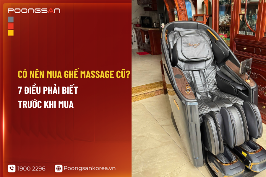 ghế massage cũ
