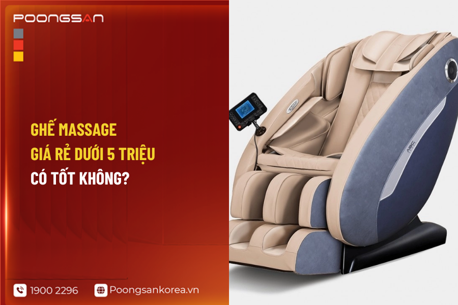ghế massage gi&aacute; rẻ dưới 5 triệu