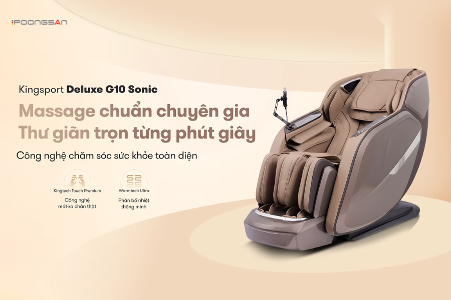 ghế massage Kingsport G10 giá bao nhiêu