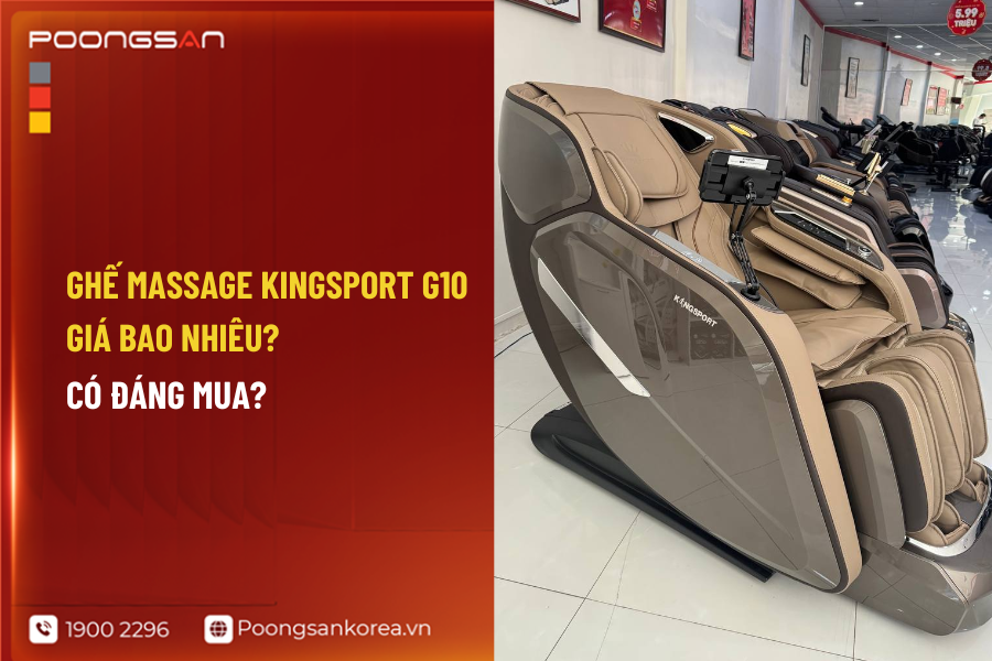 ghế massage Kingsport G10 giá bao nhiêu