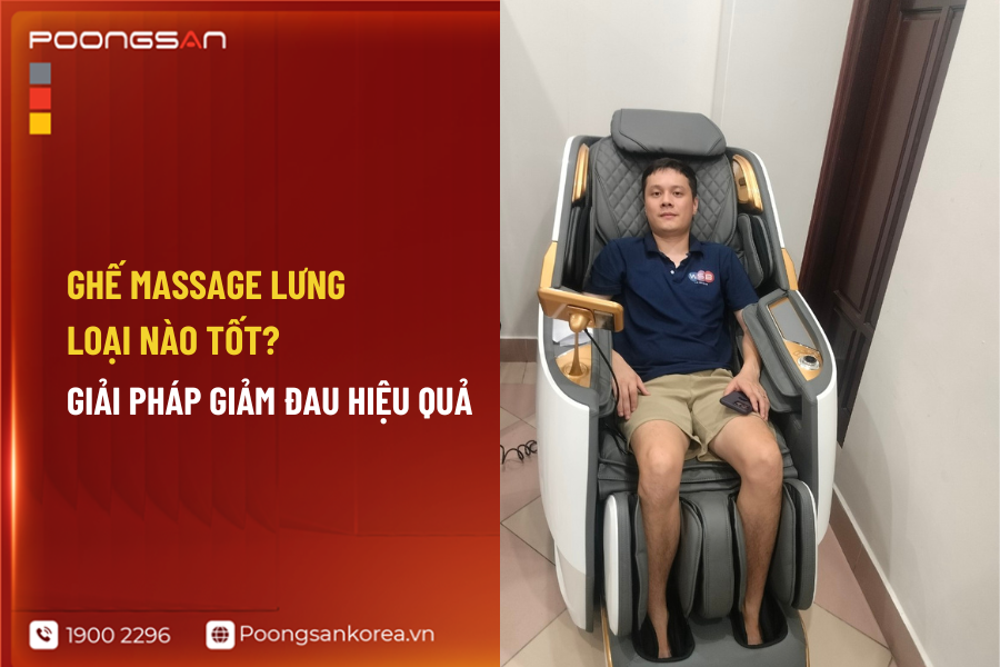 ghế massage lưng
