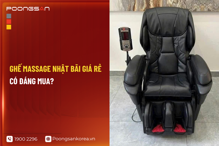 ghế massage nhật bãi