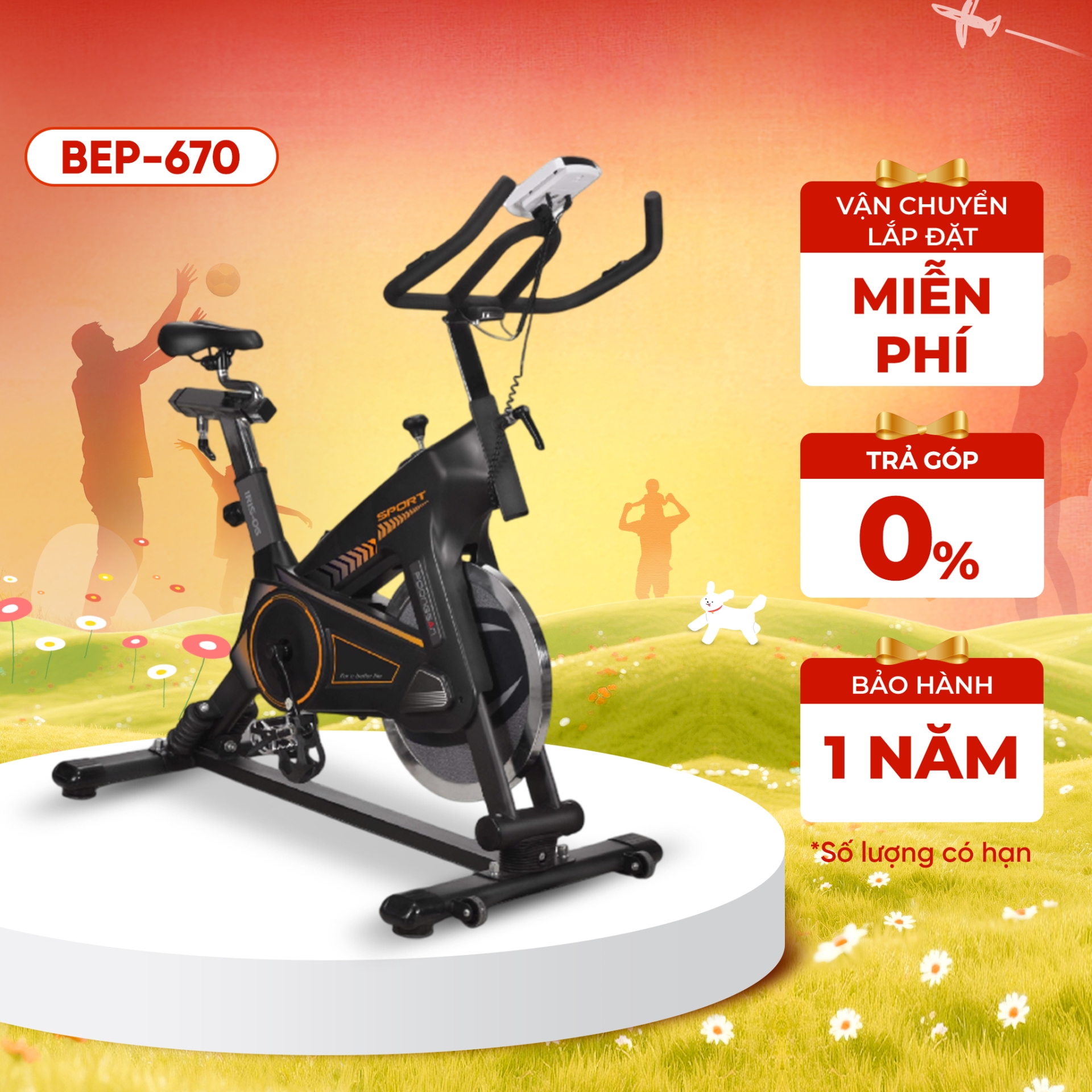 Xe đạp tập thể thao Poongsan BEP-670