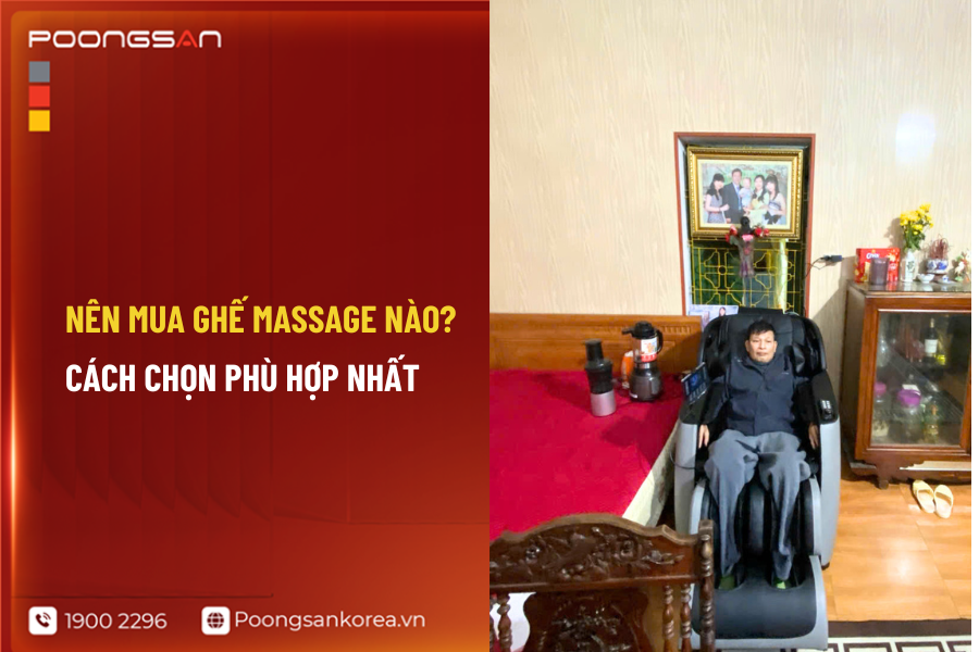 nên mua ghế massage nào