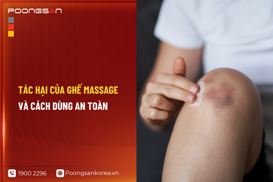 t&aacute;c hại của ghế massage