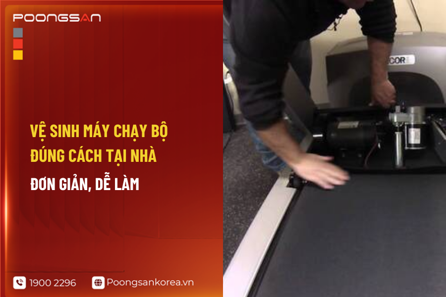 Vệ sinh máy chạy bộ