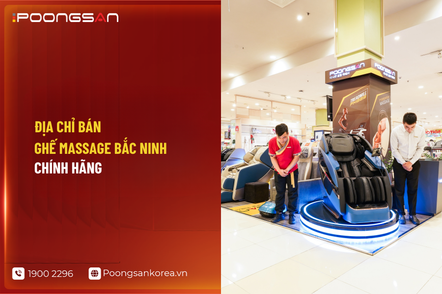 Địa chỉ mua ghế massage tại Bắc Ninh