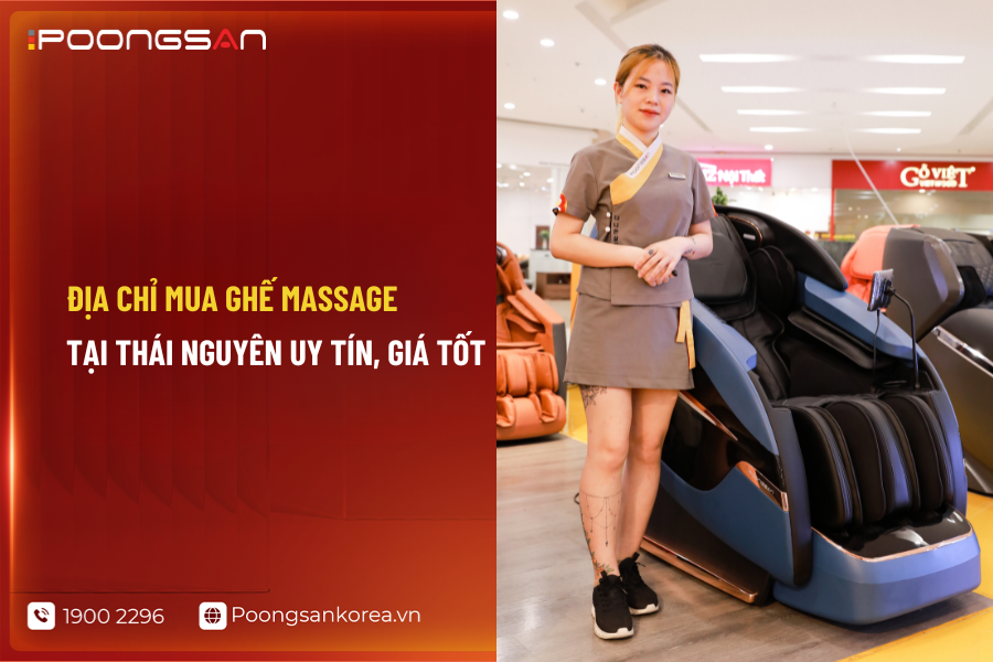 Địa chỉ mua ghế massage tại Th&aacute;i Nguy&ecirc;n