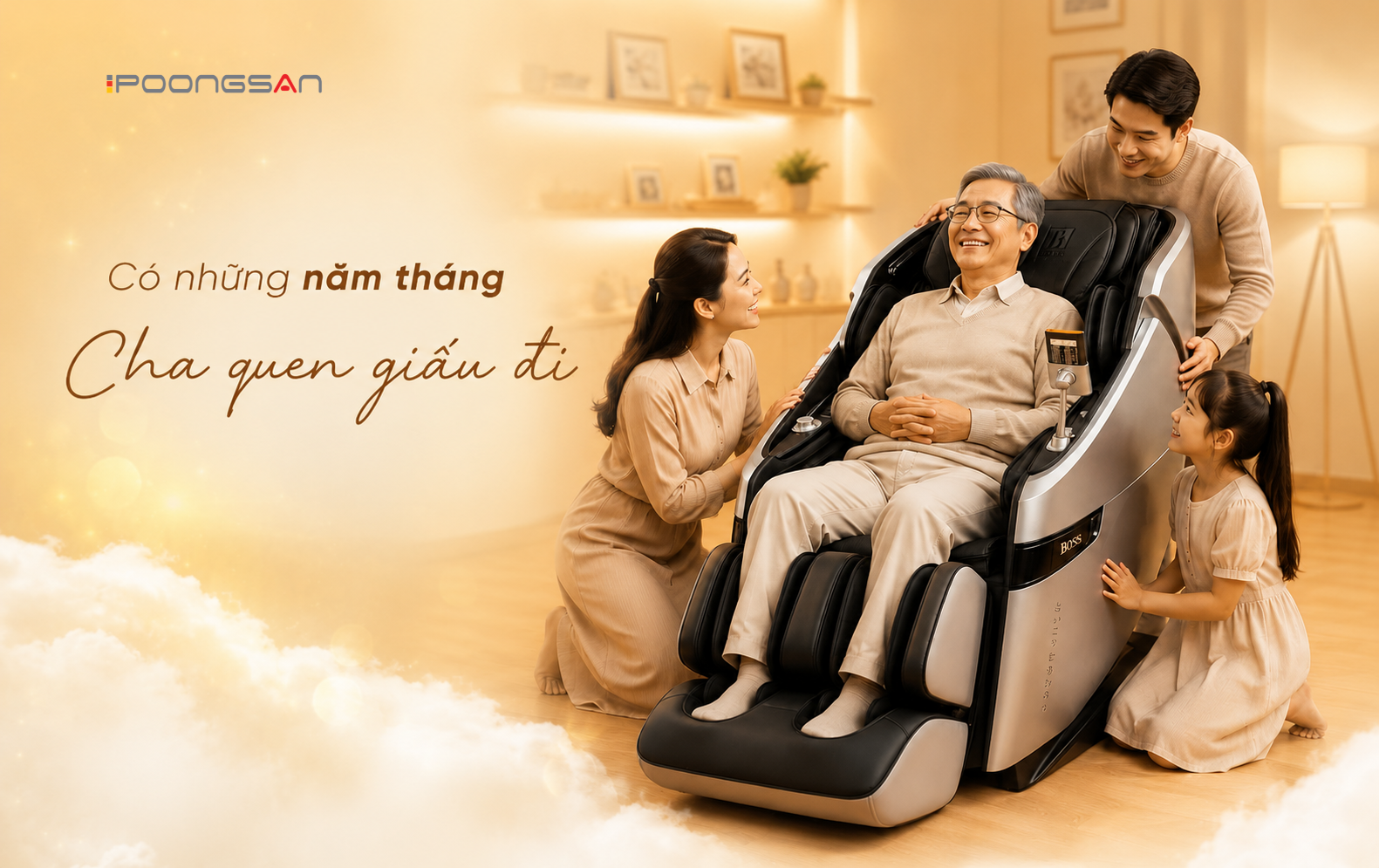 GHẾ MASSAGE POONGSAN