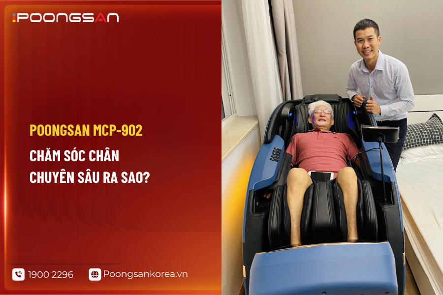 Poongsan MCP-902 chăm s&oacute;c ch&acirc;n chuy&ecirc;n s&acirc;u
