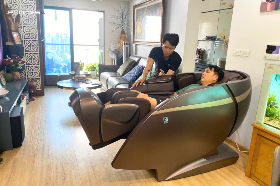t&aacute;c dụng của c&ocirc;ng nghệ ion &acirc;m tr&ecirc;n ghế massage