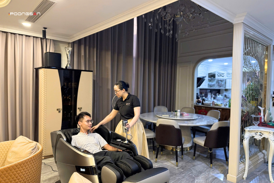 Tuổi thọ ghế massage Poongsan c&oacute; l&acirc;u d&agrave;i kh&ocirc;ng