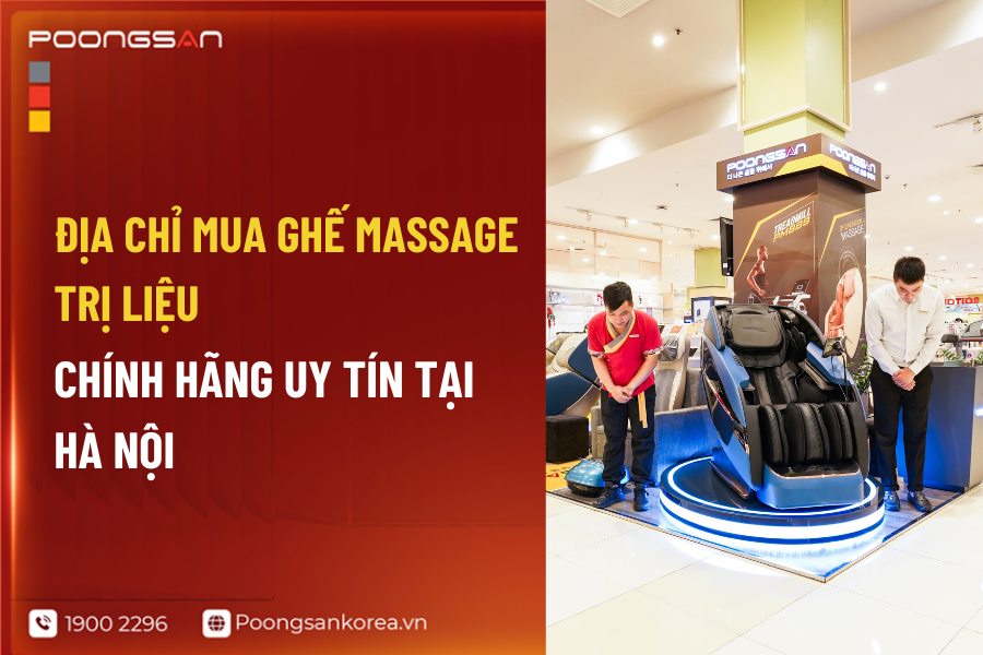 Địa chỉ mua ghế massage trị liệu