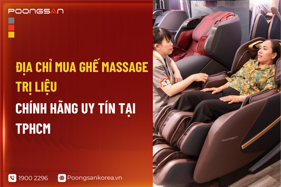 địa chỉ mua ghế massage trị liệu chính hãng uy tín tại TP.HCM