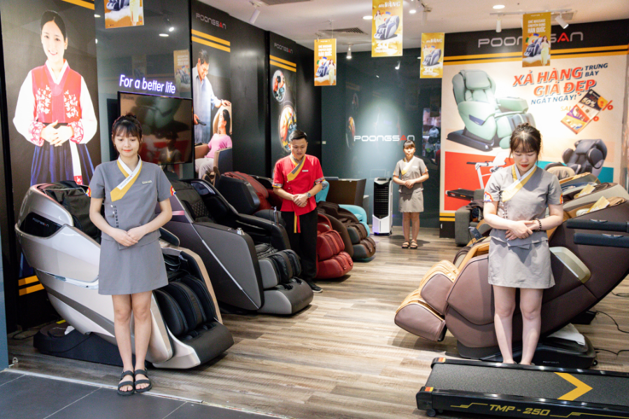 Ghế massage Hàn Quốc