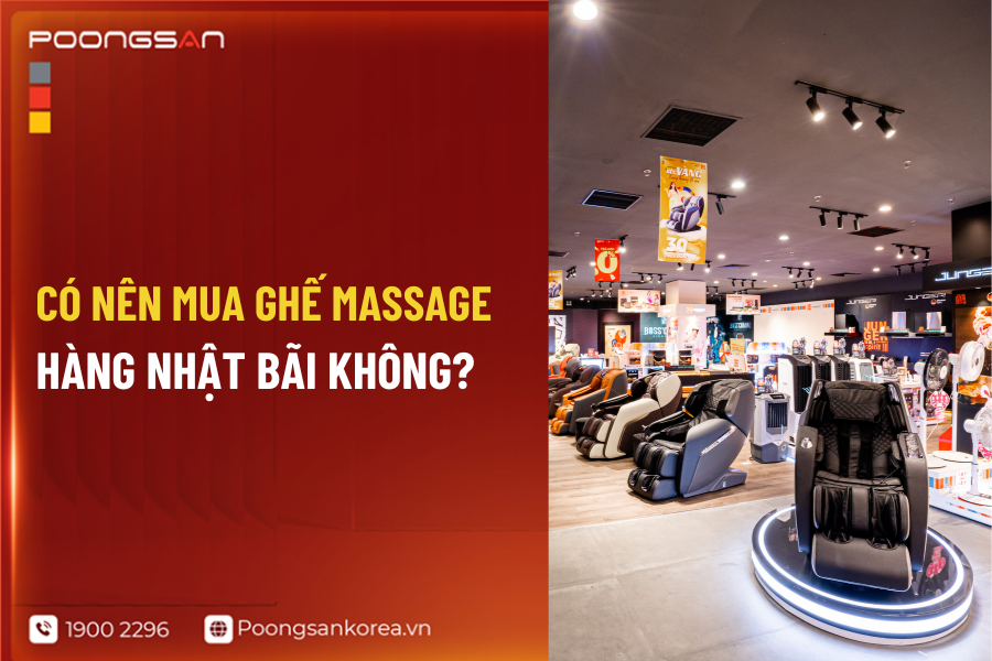 Ghế Massage Hàng Nhật Bãi