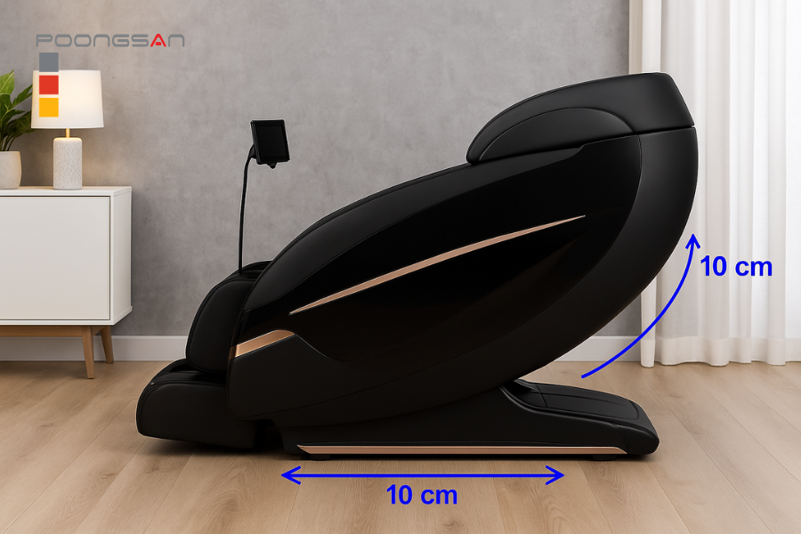 ghế massage l&ugrave;i tường
