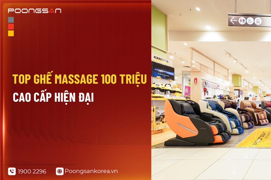 Ghế massage 100 triệu