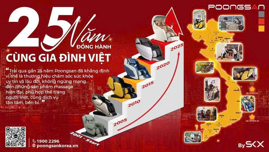 Mua ghế massage tại PoongSan nhận nhiều ưu đ&atilde;i