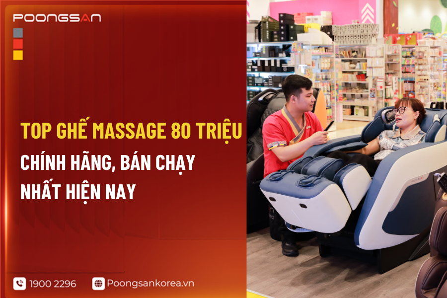 Ghế massage 80 triệu